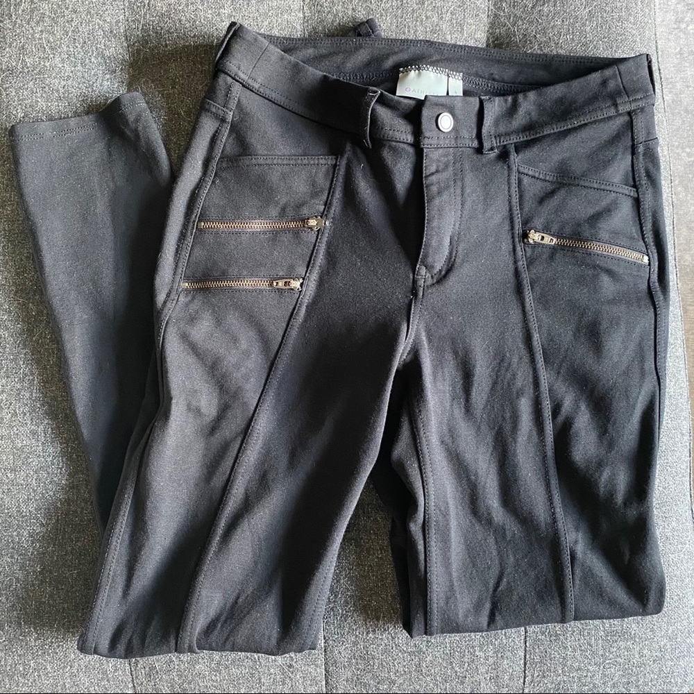 Athleta skinny zipper pants